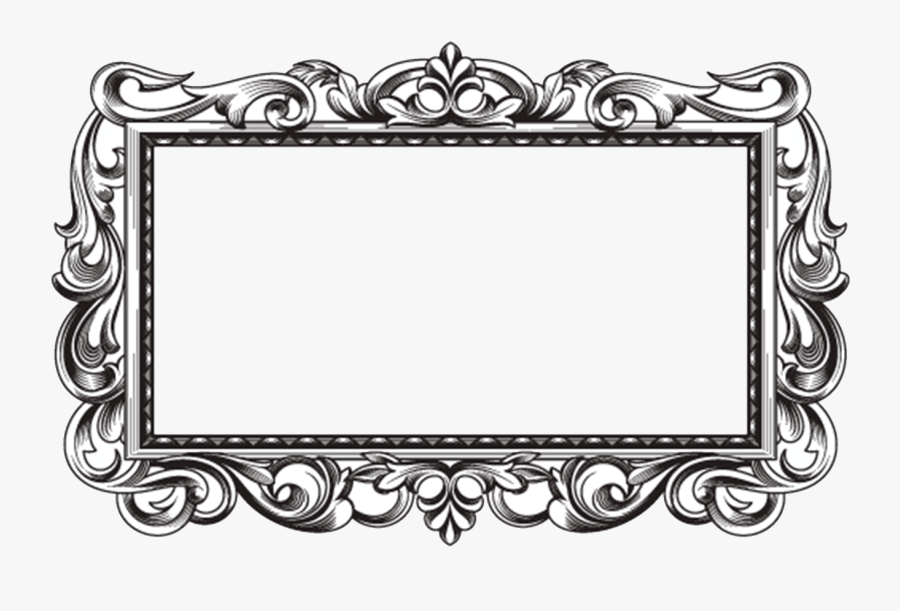 Vector Ornament Gothic - Transparent Background Gothic Border, Transparent Clipart