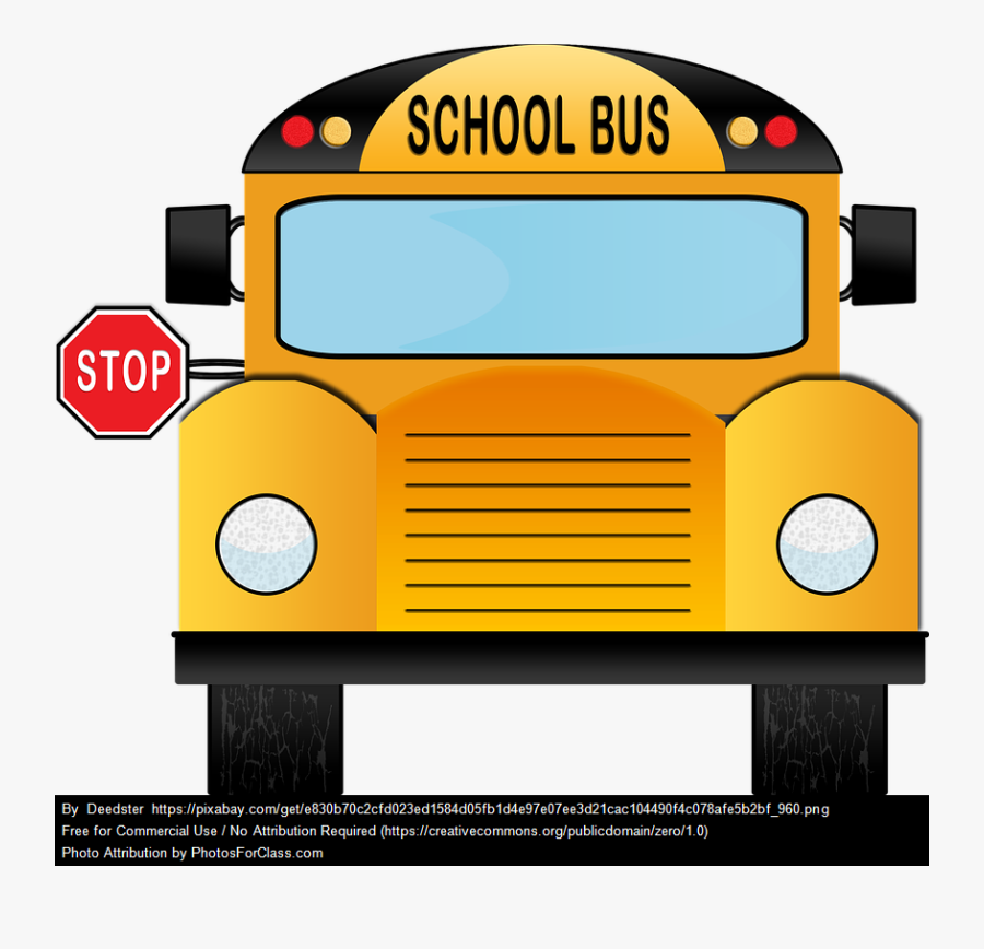 Transparent Christmas School Bus Clipart - School Bus Thanks, Transparent Clipart