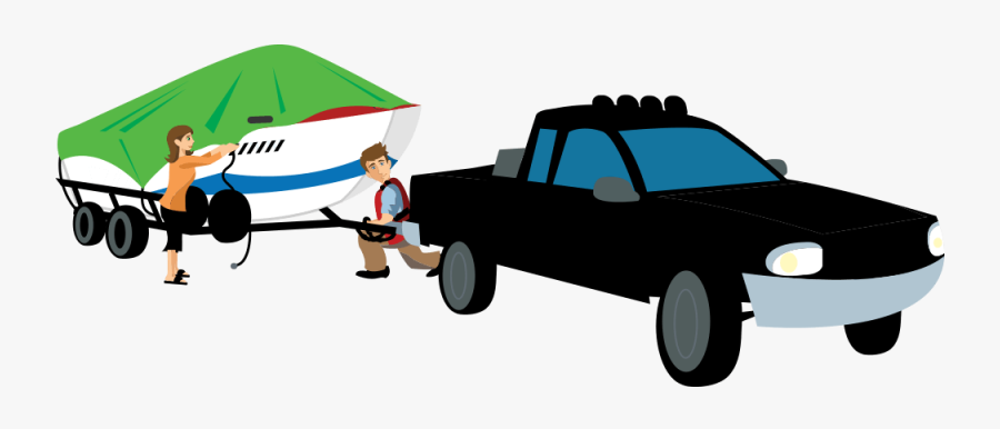 Boat Towing Preparation - Transparent Png Clipart Towing Boat, Transparent Clipart