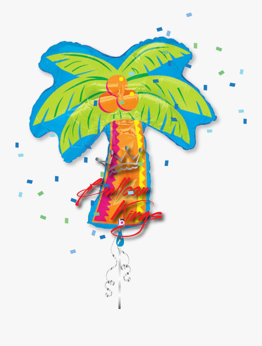 Palm Tree Shape - Palmera Tropical, Transparent Clipart