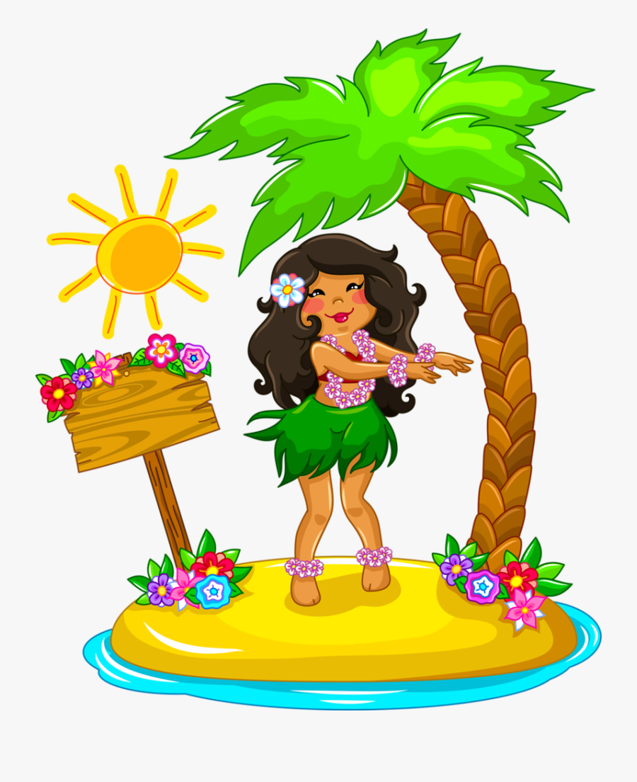 Transparent Hula Dancer Clipart Hawaiian Dancing Girl , Free
