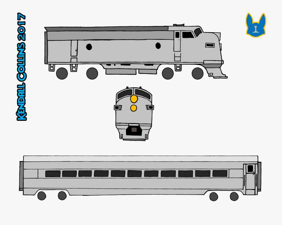 Blank Streamline Passenger Train Ref - Bus, Transparent Clipart