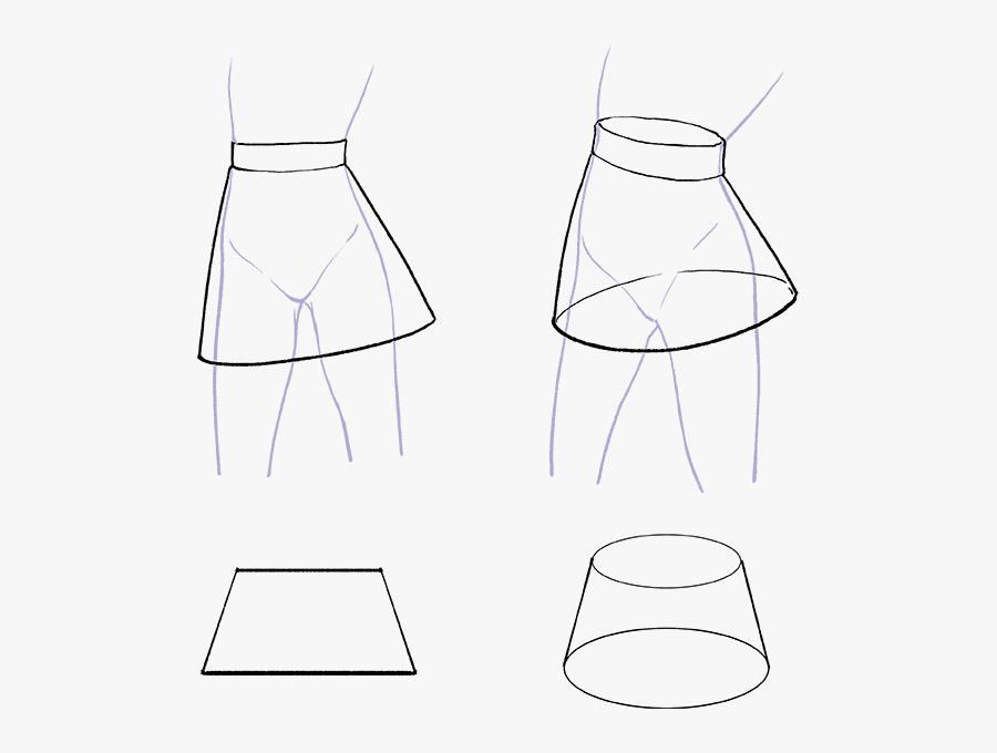 Techniques Pinterest - タイト スカート 描き 方, Transparent Clipart