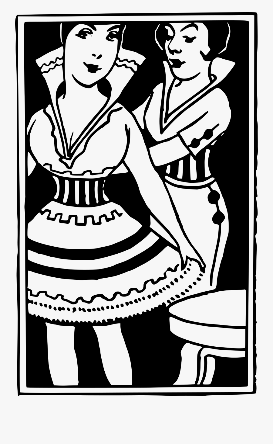 Short Skirt Lady Clip Arts - Illustration, Transparent Clipart