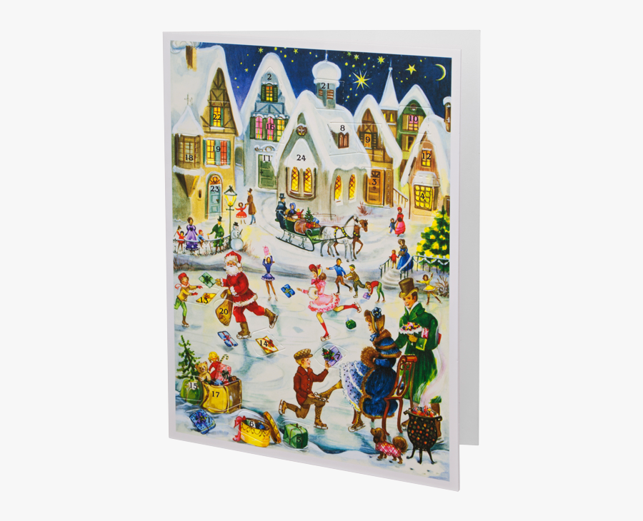 Calendario Dell Avvento Con Caselle, Transparent Clipart