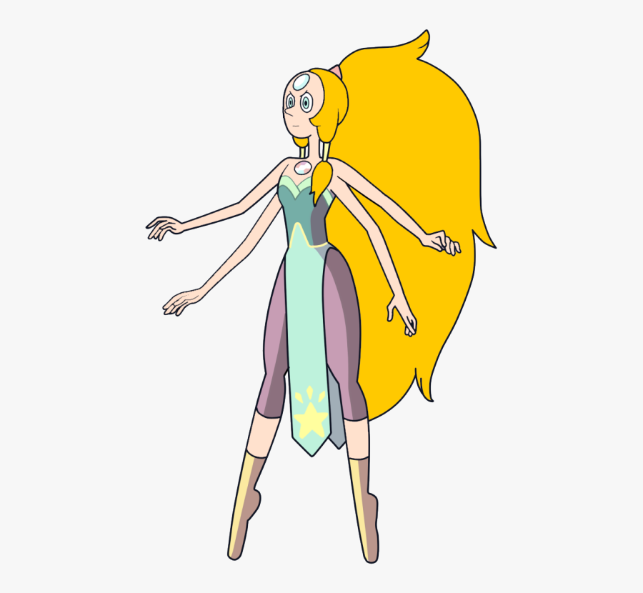 Clothing Yellow Cartoon Fictional Character Joint Clip - Steven Universe Opal Base, Transparent Clipart