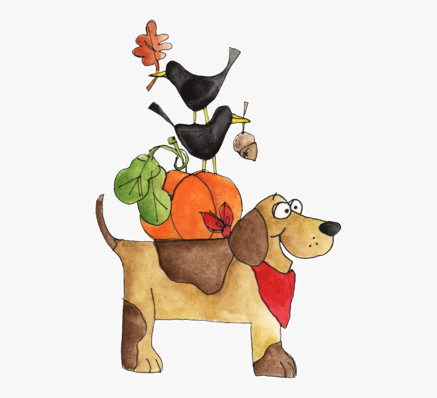 Fall Dog Clip Art, Transparent Clipart