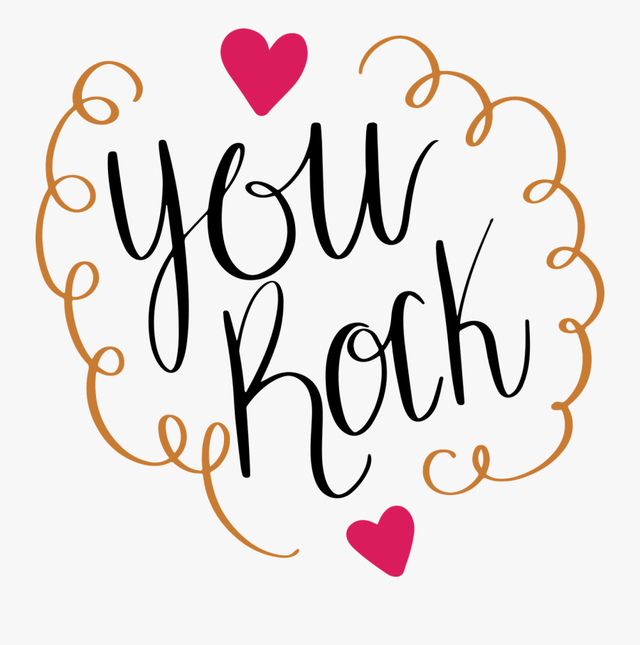You,rock,hearts,svg,free Vector Graphics,free Pictures, - You Rock, Transparent Clipart