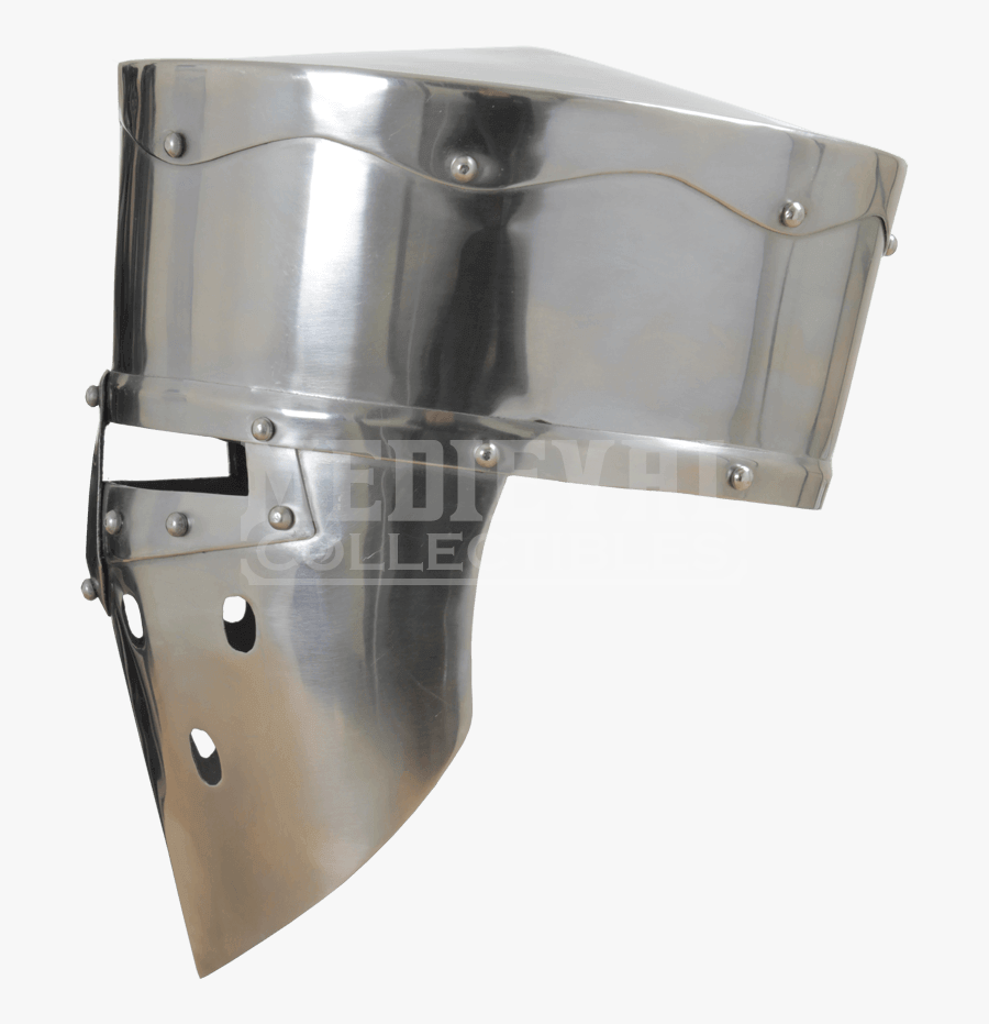 Steel Mci From Medieval - Crusaders Helmet With Wrap, Transparent Clipart
