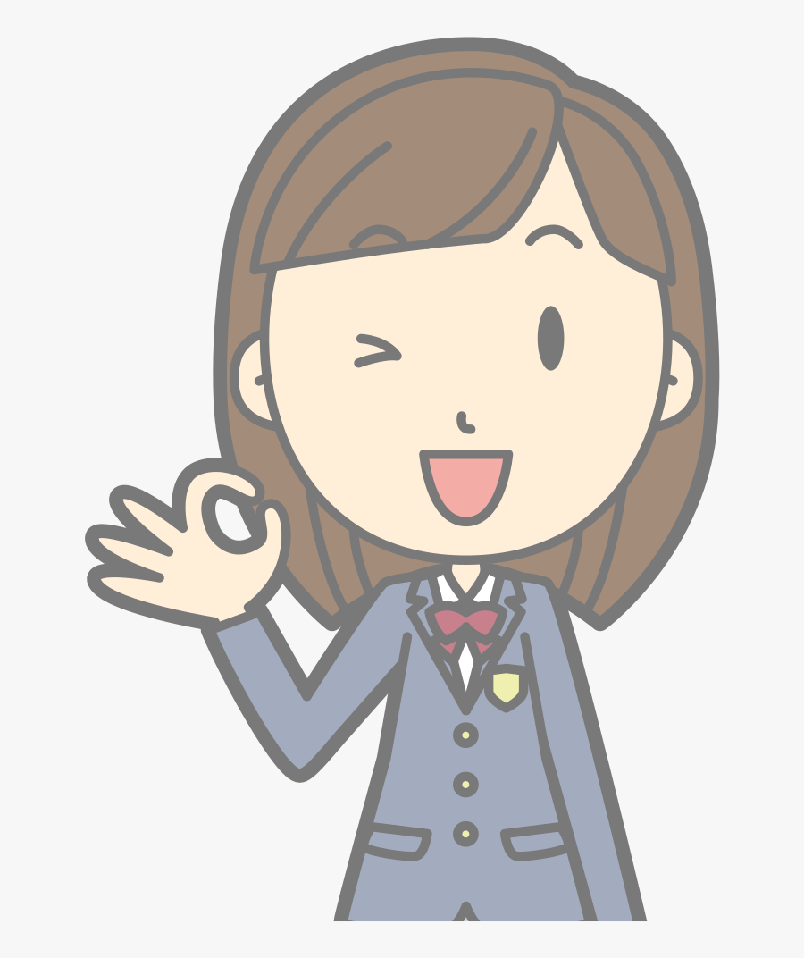 Ok Gesture - Thirsty And Hot Cartoon, Transparent Clipart