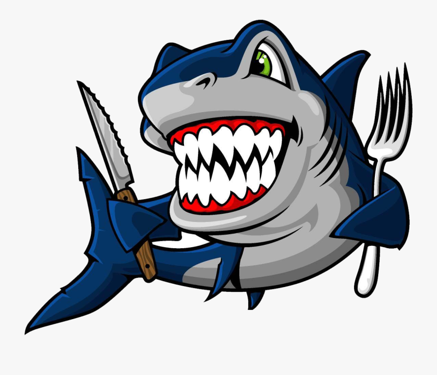 Tooth Vector Shark - Hungry Shark Clipart, Transparent Clipart