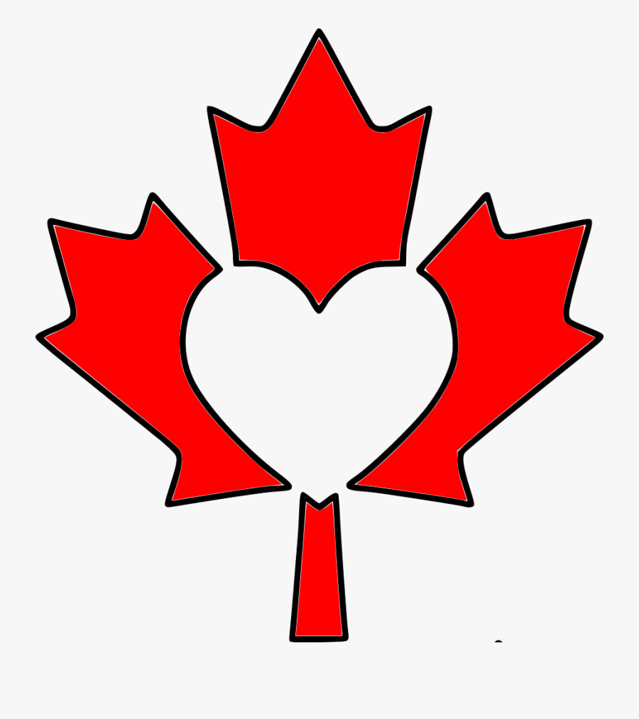 Maple Leaf Clipart Basic - Canada Maple Leaf Silhouette, Transparent Clipart