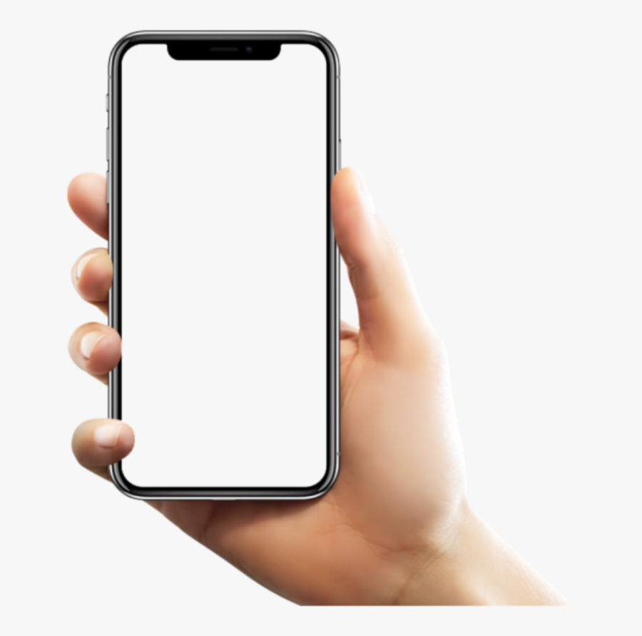 #phone #nobackground #screen #hand - Hand Iphone X Png, Transparent Clipart