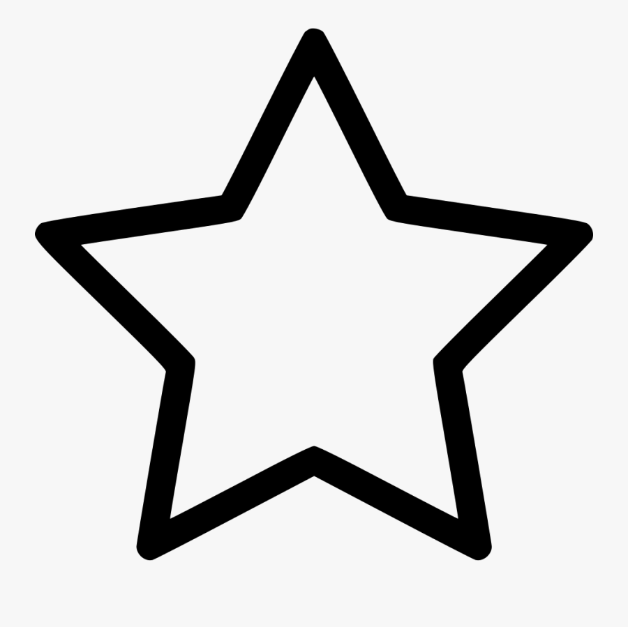 Star Favorite Famous Comments - Star Line Icon Png, Transparent Clipart