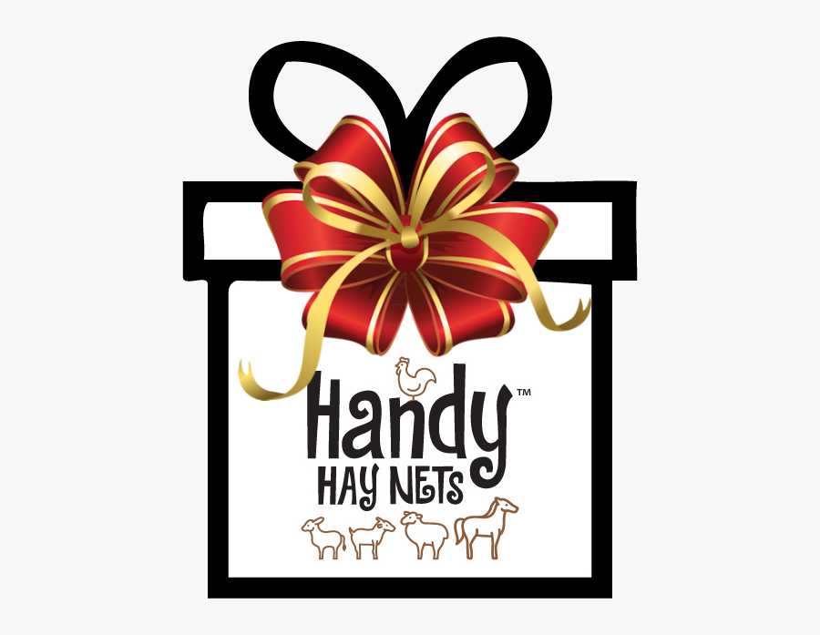 Transparent Hay Bail Clipart - Red Gold Christmas Ribbon, Transparent Clipart