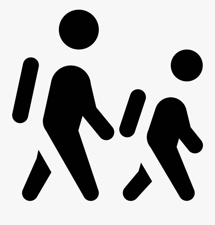 Transparent Person Outline Png - Two People Walking Clipart, Transparent Clipart