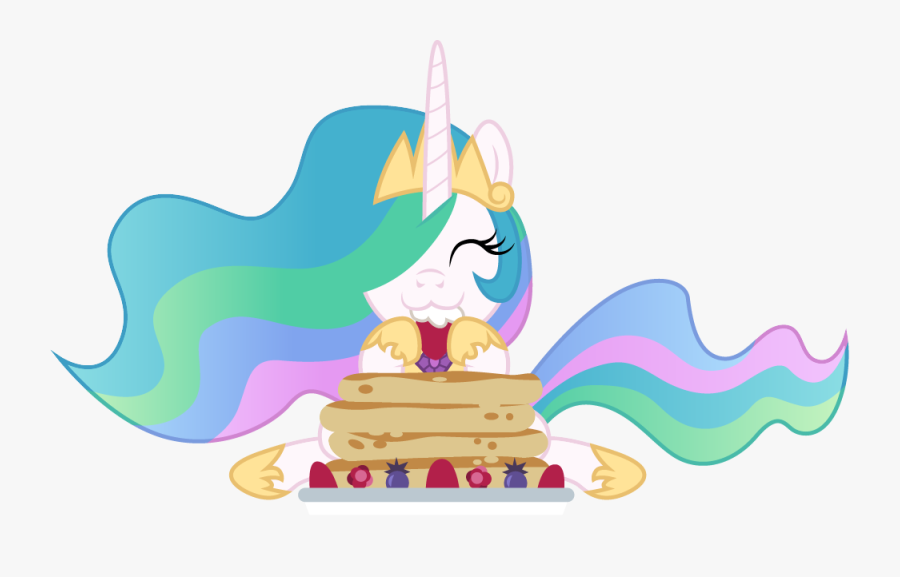 Pancakes Clipart Eating - Cartoon, Transparent Clipart