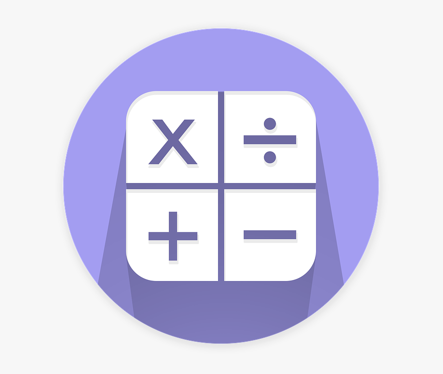 Picture Of Math Symbols 18, Buy Clip Art - Math Purple Png Icon, Transparent Clipart