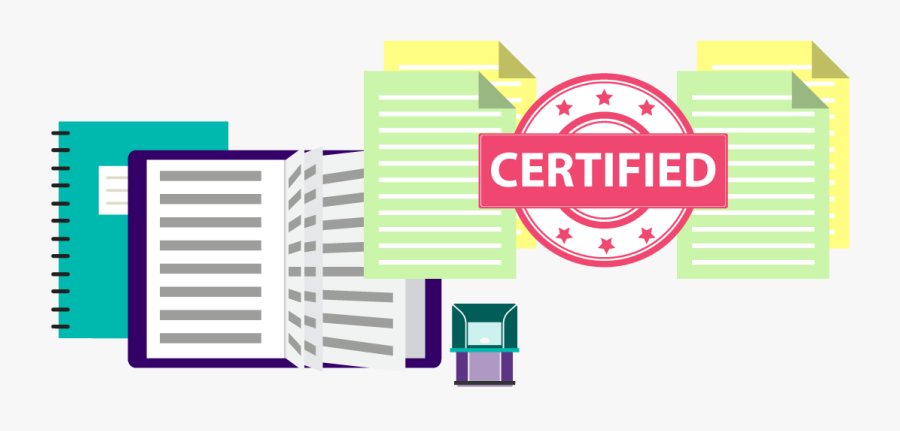 Certified Translation Sample - Graphic Design, Transparent Clipart