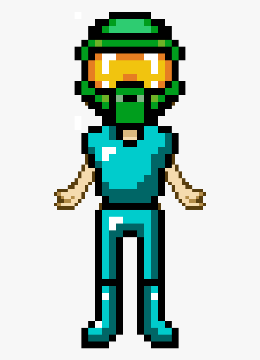 Cant Say No Clipart - Dessin Pixel Art Minecraft, Transparent Clipart