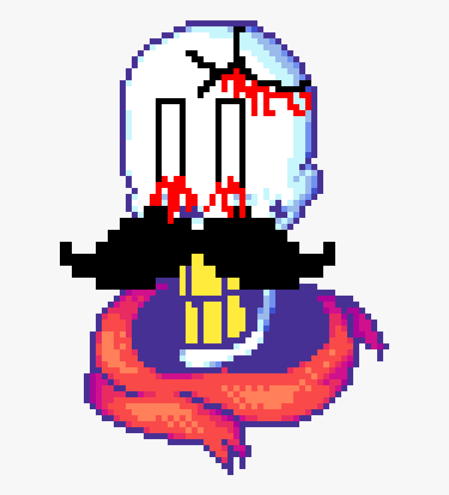 Bleeding Skull Clipart , Png Download - Unhappy Help_tale, Transparent Clipart