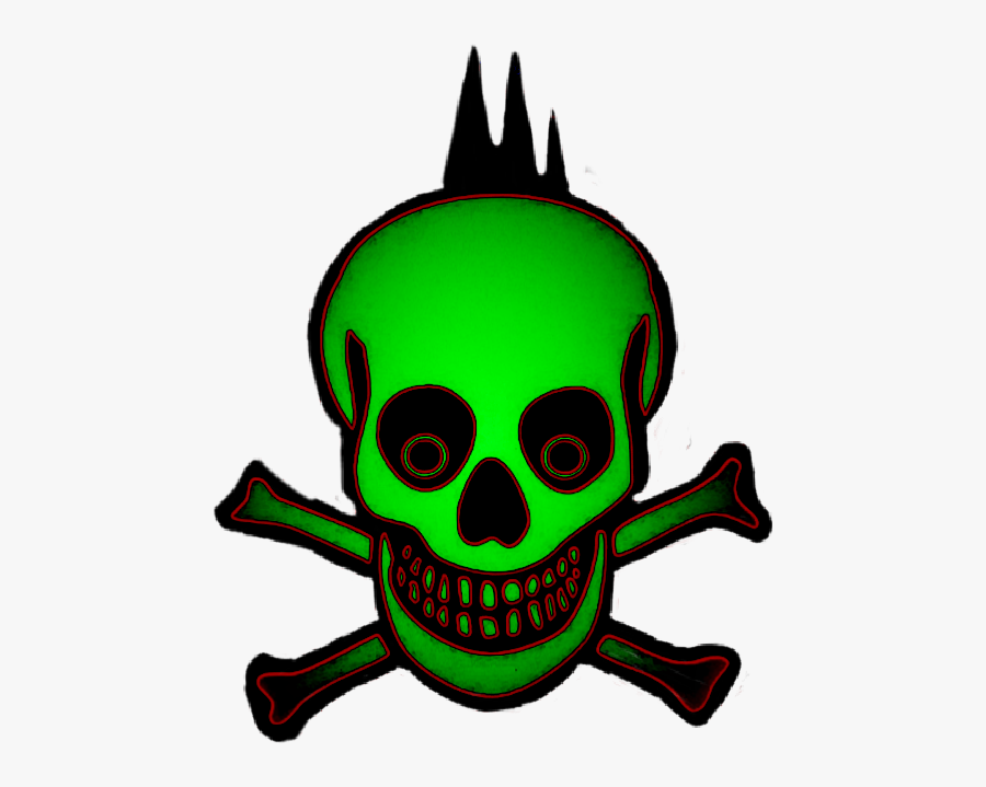 Skull Clipart Punk - Skull, Transparent Clipart