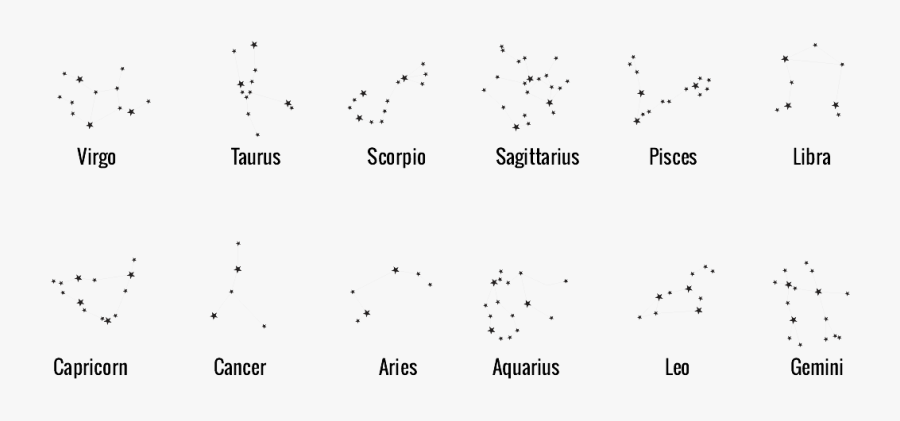 Clip Art Constellation Transparent For - Simple Sagittarius Constellation, Transparent Clipart