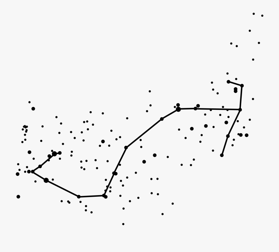 Clip Art Free Stock Constellation Zodiac Scorpius Astrology - Transparent Background Constellation Clipart, Transparent Clipart