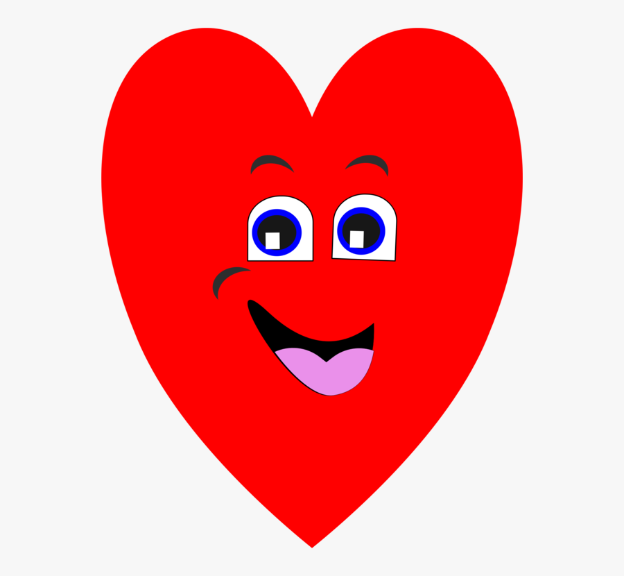 Emoticon,heart,smiley - Heart, Transparent Clipart