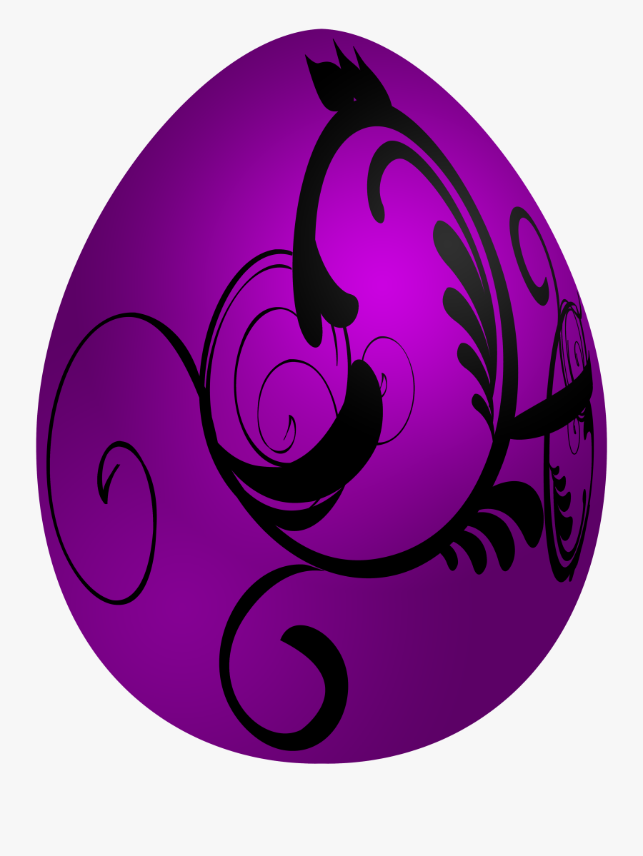 Easter Purple Deco Egg Png Clip Art - Portable Network Graphics, Transparent Clipart