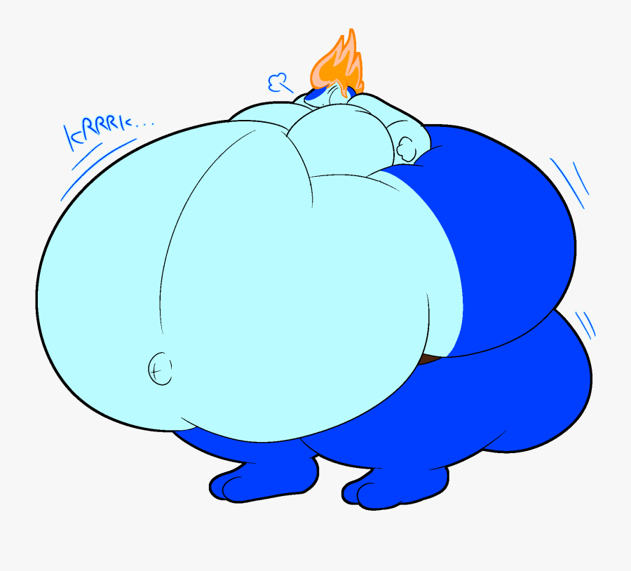 Big Ass Cyndaquil - Cartoon, Transparent Clipart