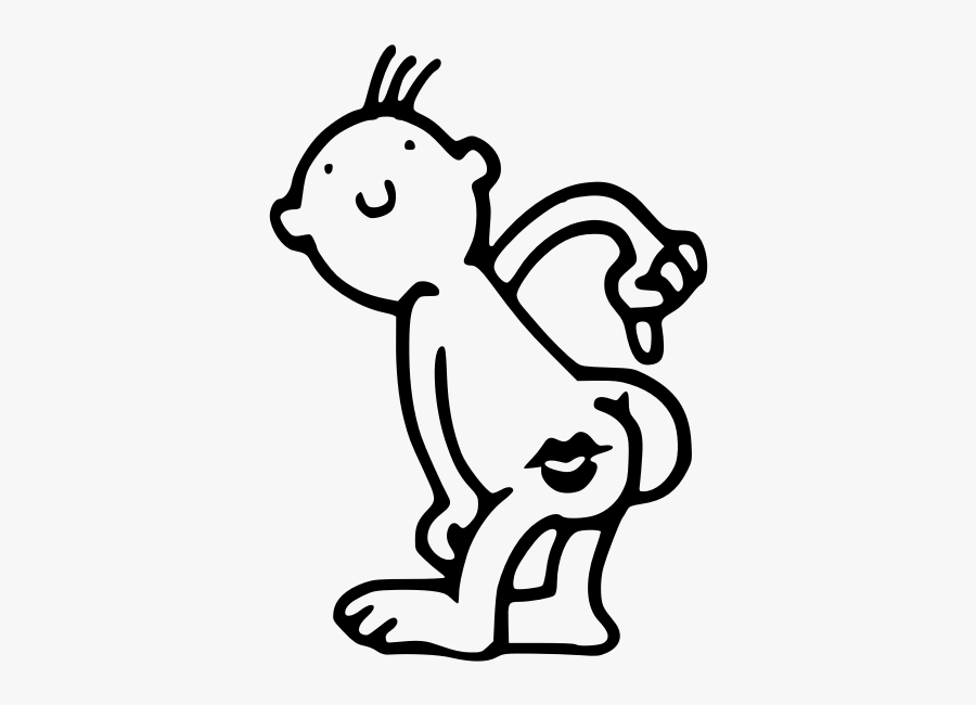 Kiss My Ass - Pain In Ass, Transparent Clipart