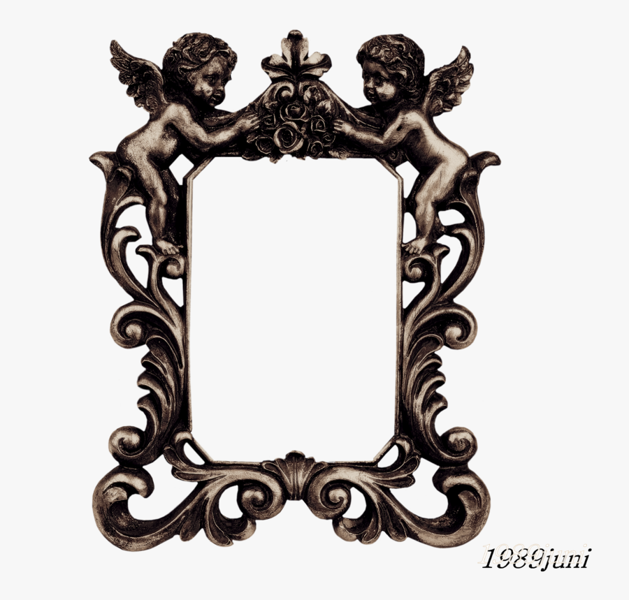 Mirror Picture Frames Vintage Clothing Antique - Fancy Picture Frame Drawing, Transparent Clipart