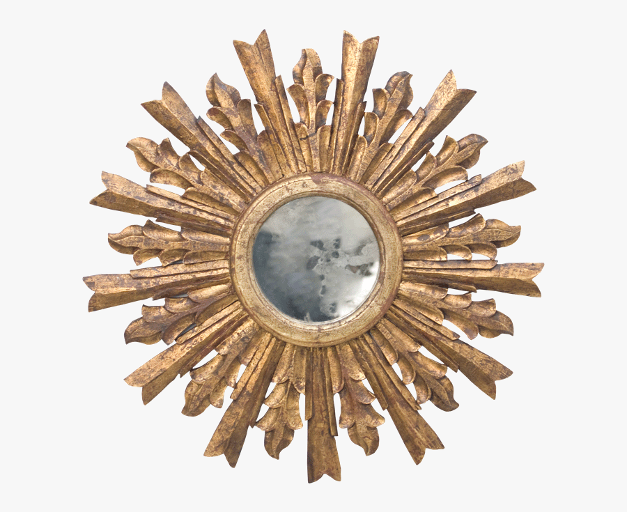 Transparent Gold Starburst Png - Mirror, Transparent Clipart