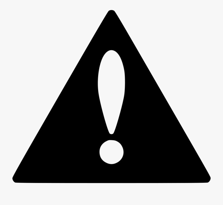 Alarm Alert Attention Beware Caution Danger Error Comments - Safety Black And White, Transparent Clipart