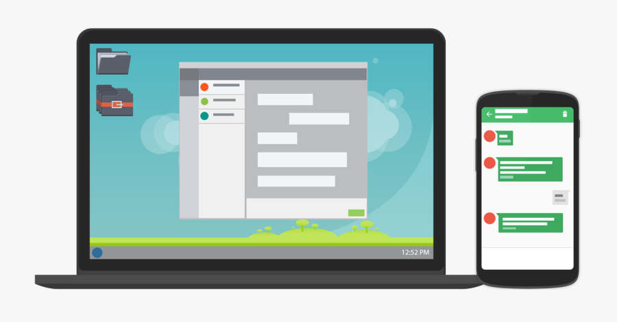 Yappy Texting, Transparent Clipart