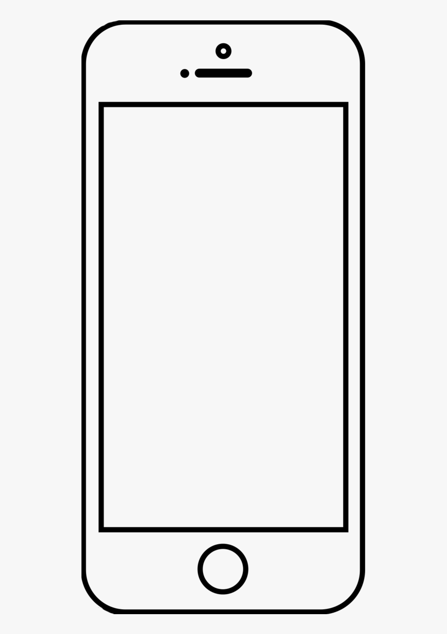 Smartphone Icon White Png, Transparent Clipart