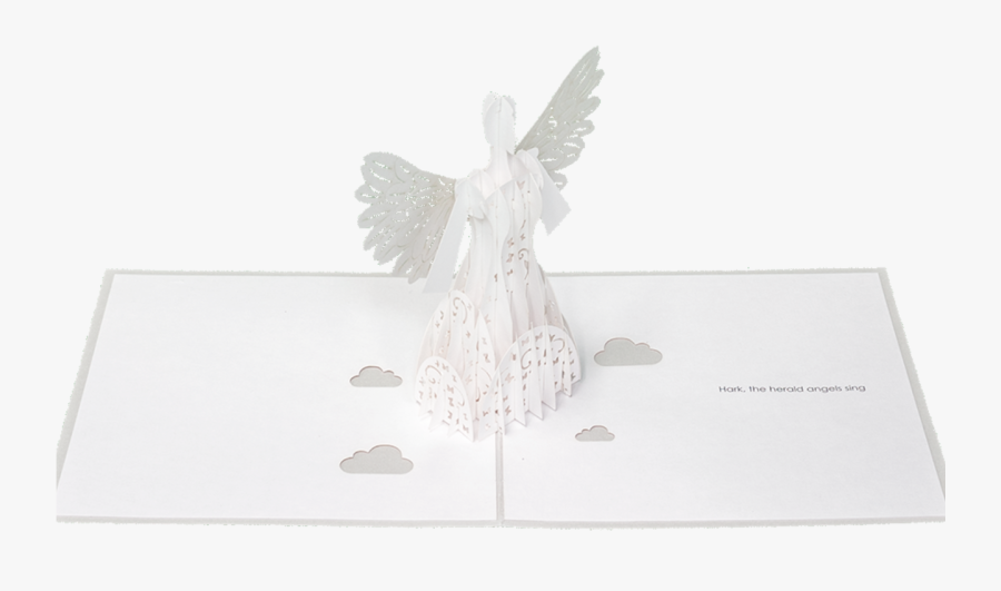 Christmas Angel Pop Up Greeting Card - Angel, Transparent Clipart