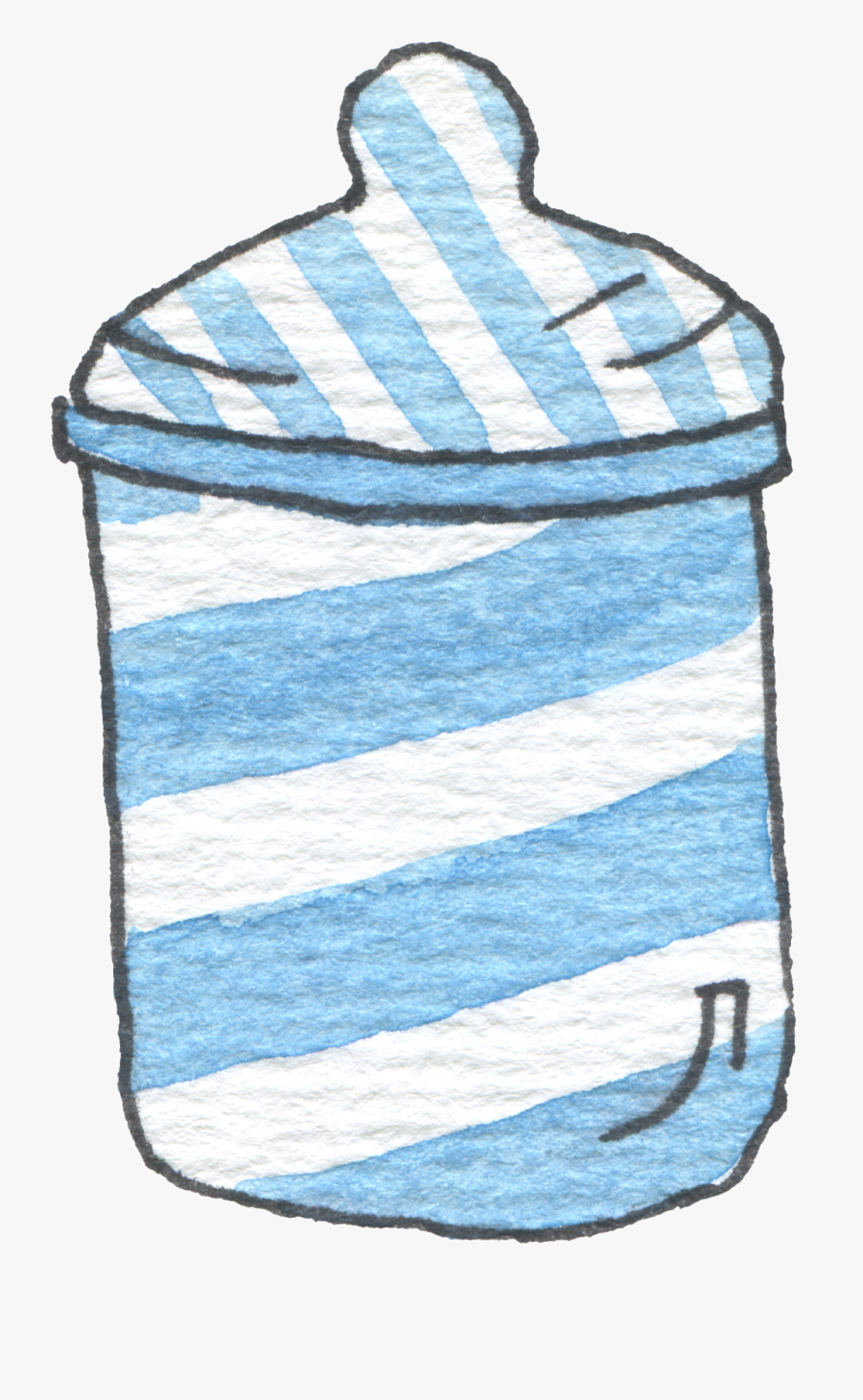 Blue Water Clipart Full Cup - Drawing, Transparent Clipart