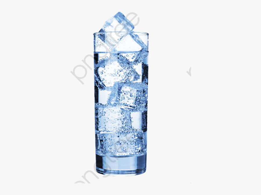 The Big Blocks Of - Glass Of Ice Water Png, Transparent Clipart