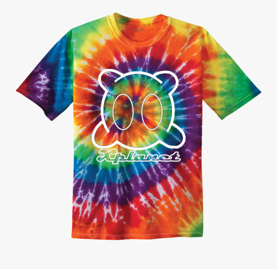 Image Of Xplanet Tie-dye Shirt - Tie Dye Shirts, Transparent Clipart