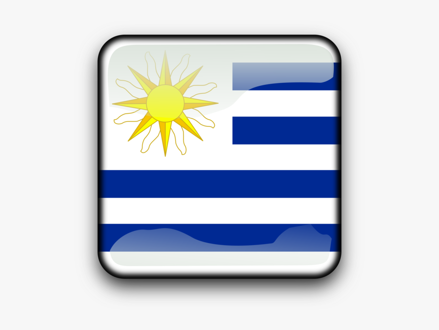 Brand,yellow,line - Flag Of Uruguay, Transparent Clipart
