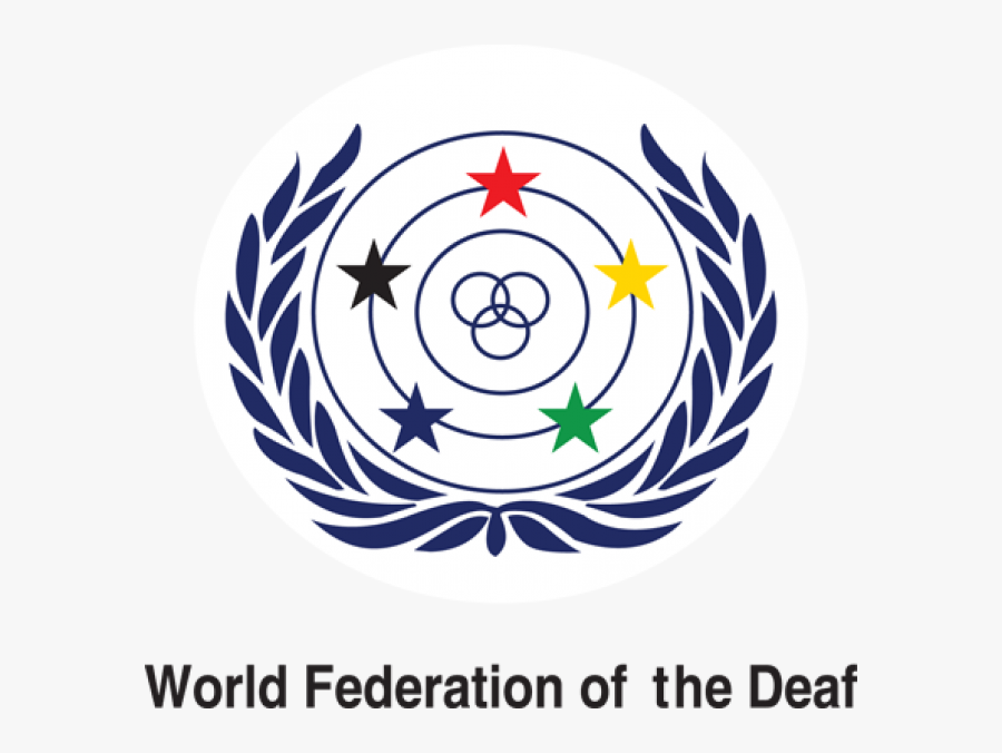 Xvii World Of The - World Federation Of Deaf, Transparent Clipart