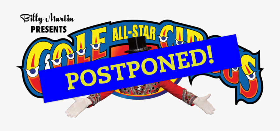 Cole All-star Circus Logo With Postponed Banner Clipart - Continente Mapello, Transparent Clipart