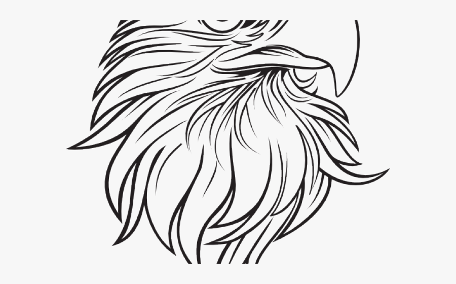 Drawn Bald Eagle Side - Green Eagle Logo Png, Transparent Clipart