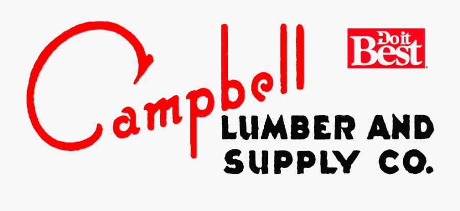 Campbell - Do It Best, Transparent Clipart