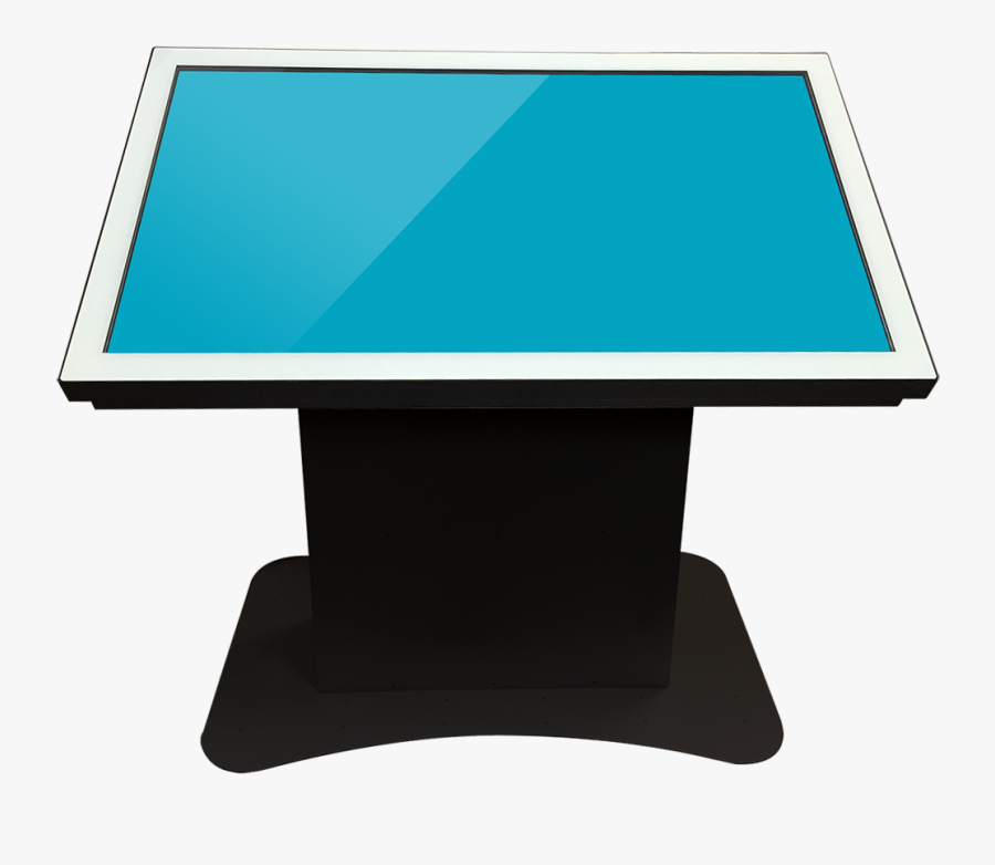 Black Kiosk - Flat Panel Display, Transparent Clipart