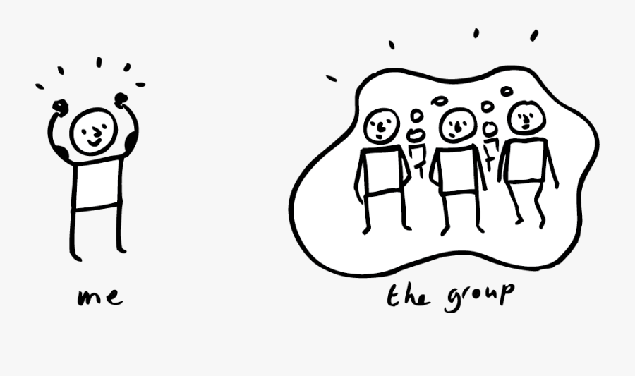 Out Of Class Essay - Individual Vs Group, Transparent Clipart