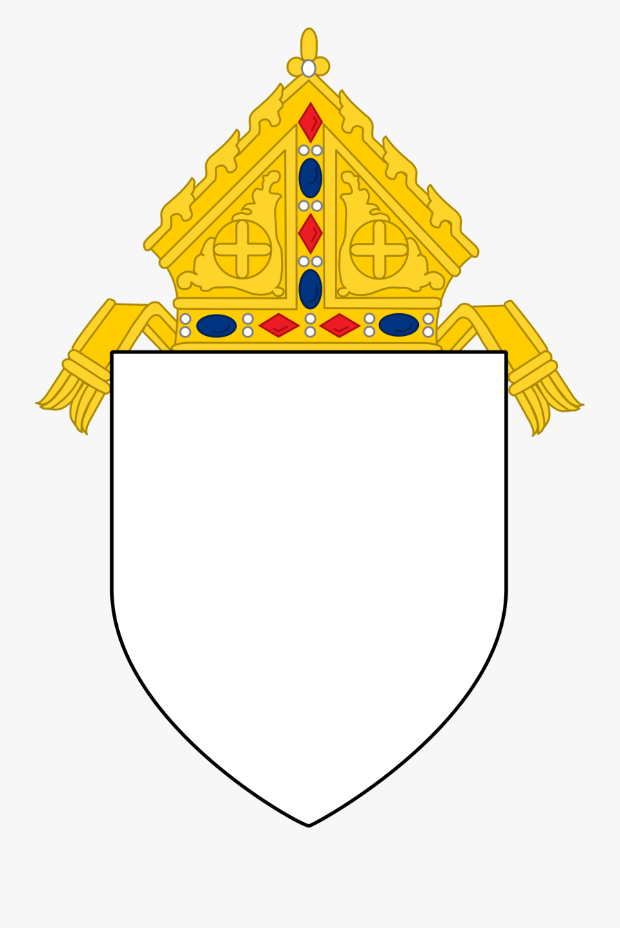 File Catholic Diocese Of - Archdiocese Of Jaro Logo, Transparent Clipart