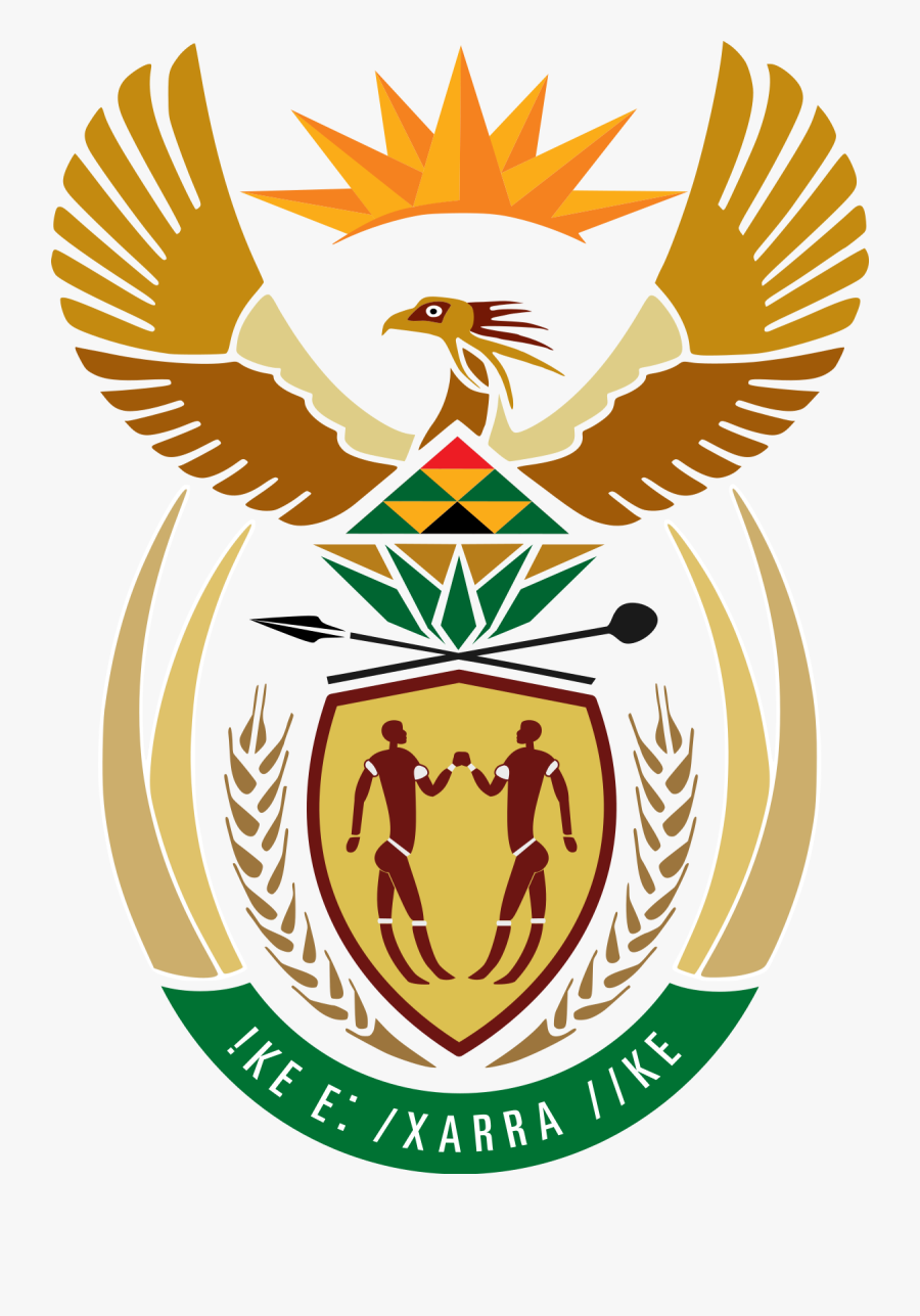 Clipart Shield Coat Arm - National Government South Africa, Transparent Clipart